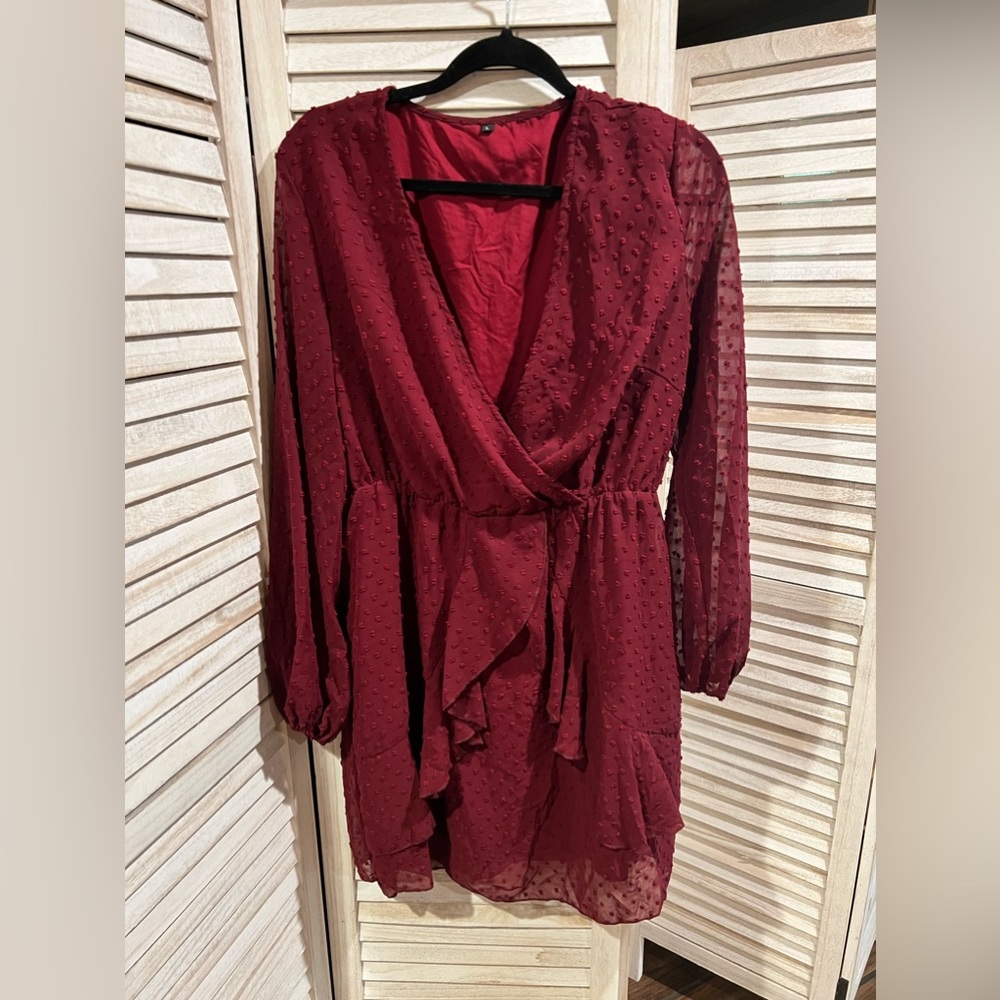 Burgundy Dress